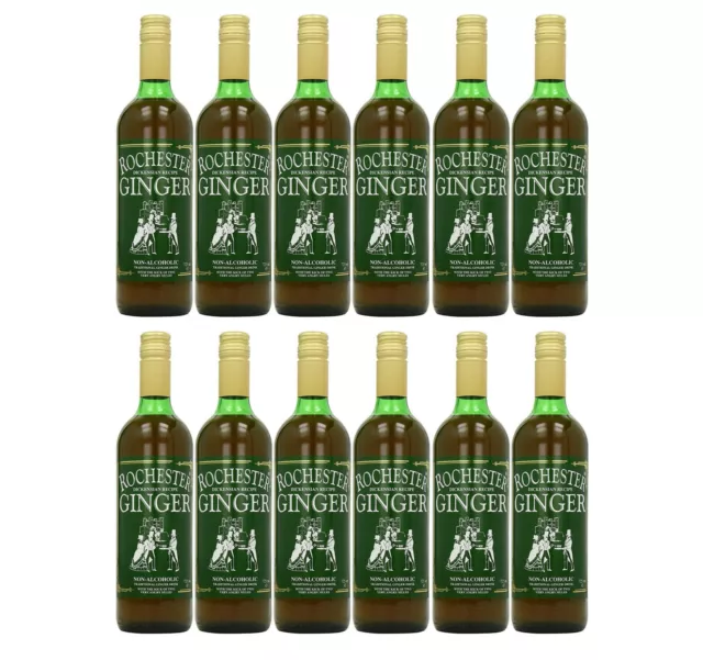 Rochester Non-Alcohol Gluten-Free, Cholesterol Free Ginger Wine 3x, 6x,12x725ml