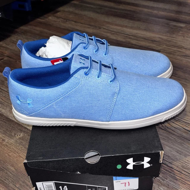 Under Armour Street Encounter IV Blue Canvas 3022914-401 Mens Size 9.5 NEW NIB Under Armour Street Encounter IV Slides Canvas Shoes main image 4