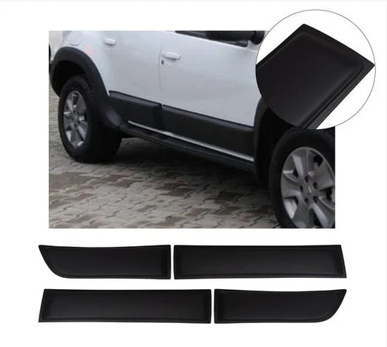 Protecteurs De Porte ABS Pour Dacia Duster 2018-2023 - Kit Moulures Latérales Noir Mat - Auto-adhésif