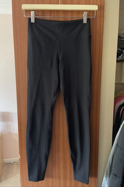 H&M schwarze hochtaillierte Sportstrumpfhose Leggings Damen Größe XS