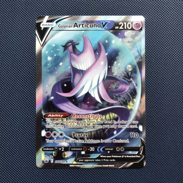 Galarian Articuno V 058/198 NM/M - Pokémon TCG: Chilling Reign - *Brand  New*