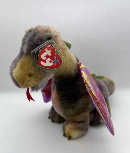 TY BEANIE BUDDY & Baby Combo Scorch the Dragon ~ MWMT $29.99 - PicClick