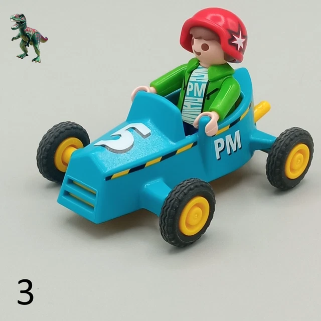 PLAYMOBIL GO KART Coche Carreras Niño Competicion PM Piloto