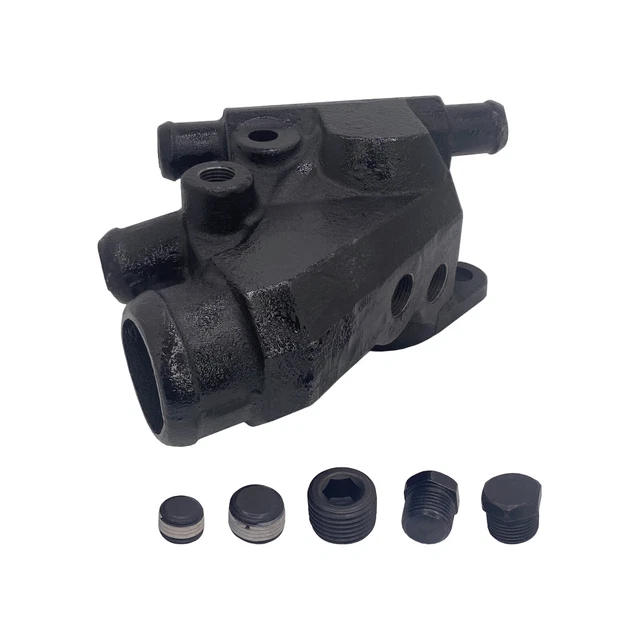 Thermostat Housing for OMC Volvo Penta V6 V8 3850360, 0987716, 0985880, 0986292 Thermostat Housing for OMC Volvo Penta V6 V8 3850360, 0987716, 0985880, 0986292