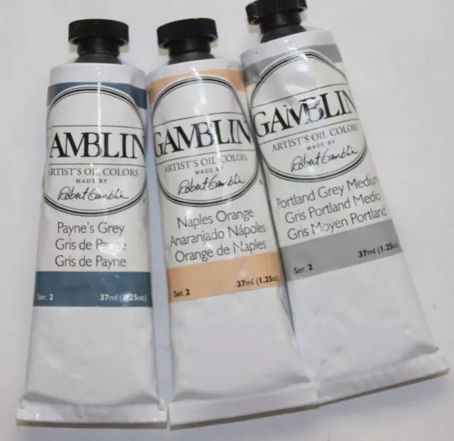 Gamblin Artist's Oil Paint 37ml Tube - Page 1 of 2 - Sold Singularly