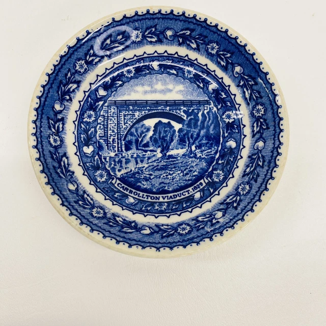 Vintage Baltimore & Ohio Railroad China Bowl Lamberton