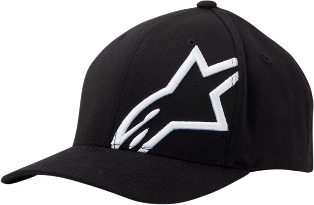 Alpinestars 103281008120SM Corp Shift 2 Flexfit Hat- Corp Shift 2 Black/White