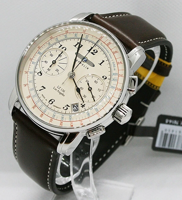 ✅ Zeppelin LZ126 Los Angeles 7614-5 Herrenuhr Chronograph  ✅