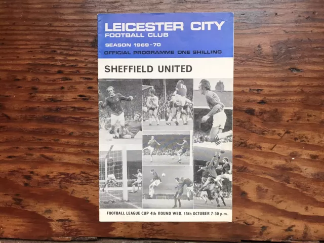 Leicester City v Sheffield Utd Lge Cup 4th rd 1969-70 ‘no writing’