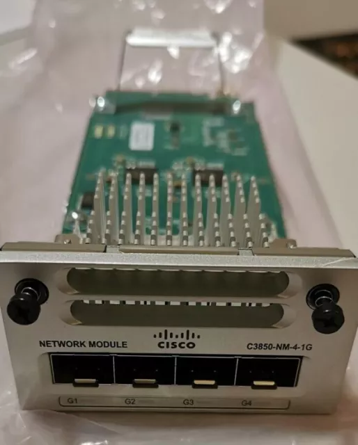 Cisco C3850-NM-4-1G 4Ports Gigabit Ethernet Network Module C3850 73-12735-07