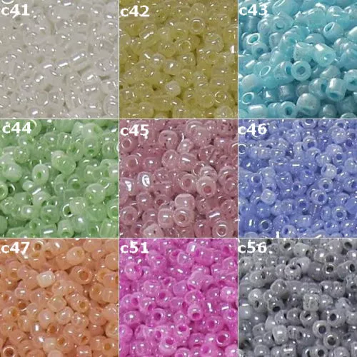 50g Rocailles Ceylon 2-2,2mm Roccailles FARBAUSWAHL Perlen Glasperlen 50g Rocailles Ceylon 2-2,2mm Roccailles FARBAUSWAHL Perlen Glasperlen