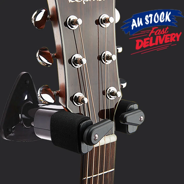 Guitar Ukulele Bass Hook Wall Mount Stand Rack Hanger Holder Display Bracket