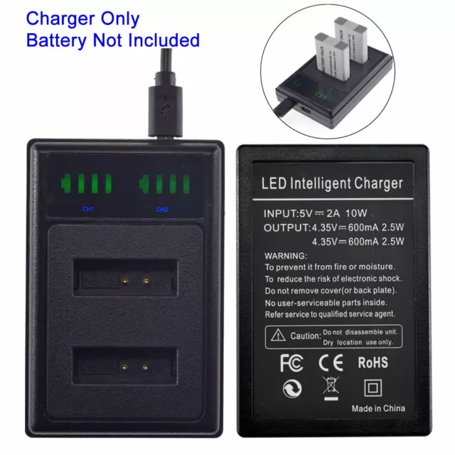 Battery USB Charger for Canon PowerShot G5X G7X G9X G5 G7 G9 X Mark II SX720 HS