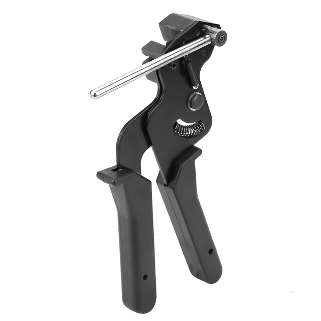 Professional Black Cable Tie Stainless Steel Ties Automatic Tensioner Cutter