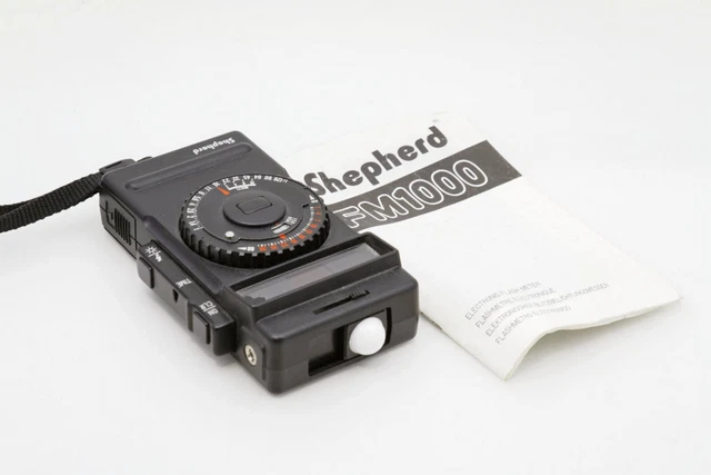 Flashmètre Shepherd FM-1000 – Électronique Vintage – Avec Dragonne, étui Et Pile