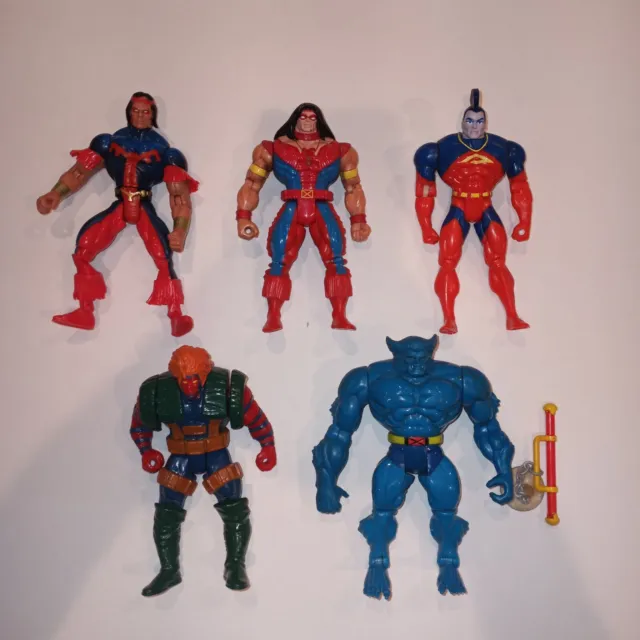 ToyBiz Marvel XMen / X-Men Lot Of 5 Action Figures No Duplicates Vintage Group 4