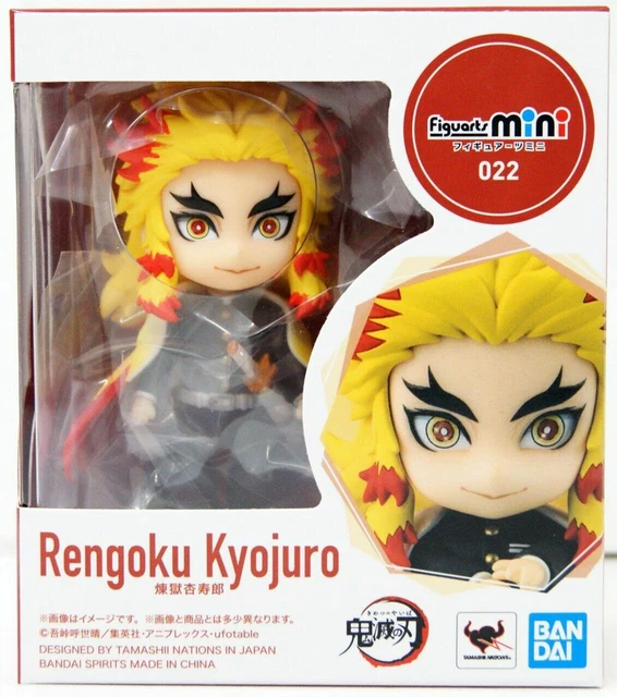 BANDAI FIGUARTS MINI Rengoku Kyojuro Figure (Demon Slayer: Kimetsu no ...