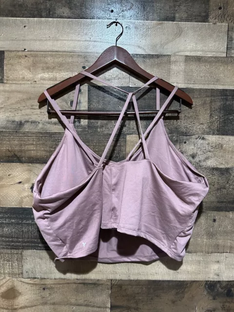 Old Navy Active Powerpress 4X light support Plus Size Sports Bra Mauve