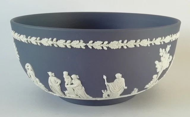 Wedgwood Jasperware Portland Blu Sacrifice Ciotola