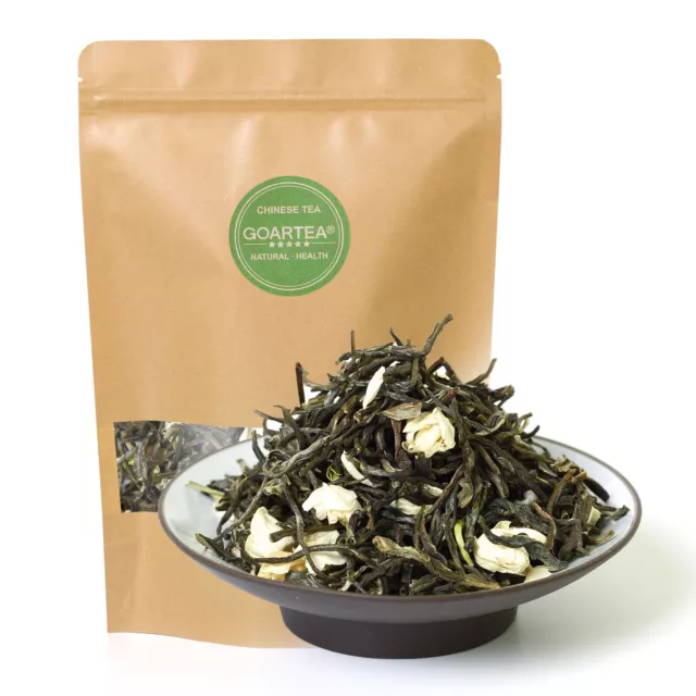 GOARTEA 250g Premium Jasmintee Jasmine Tea Yin Hao Silver Tip Jasmin Grüner Tee