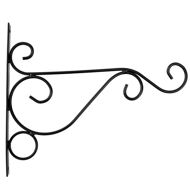 Eisen Hängepflanzen Halterung Blumentopf Aufhänger Halter Rack Rasen Wandhaken