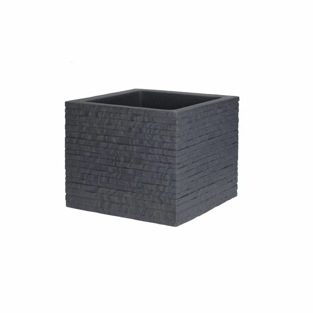 XXL PFLANZKÜBEL CUBE Pflanzkübel Blumentopf Blumenkübel Kunststoff EUR