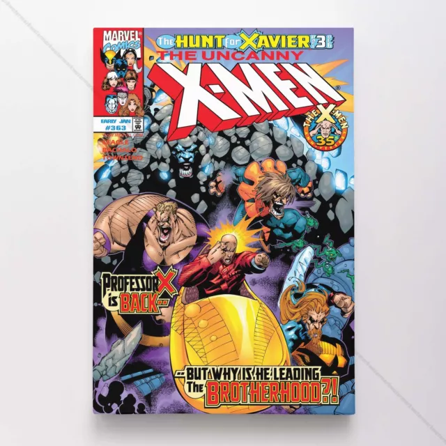 Uncanny X-Men Poster Canvas Vol 1 #363 Xmen Marvel Comic Book Art Print