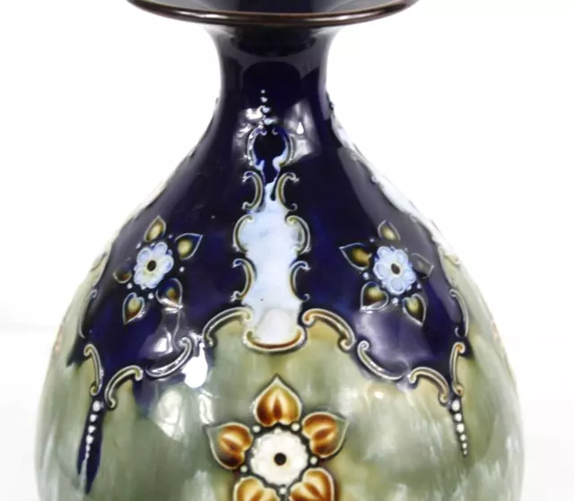 Royal Doulton Vase - Floral Emblem - c.1920   9.5 inches Tall  E. Violet Hayward 2