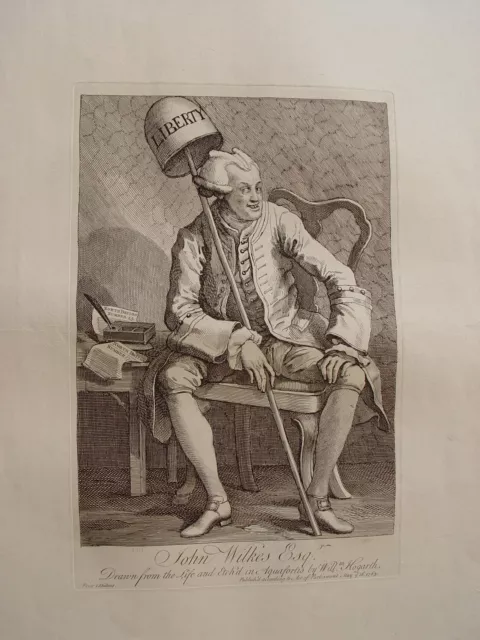 John Wilkes Esq. Gravierkunst Bei William Hogarth IN / Auf / Im 1763