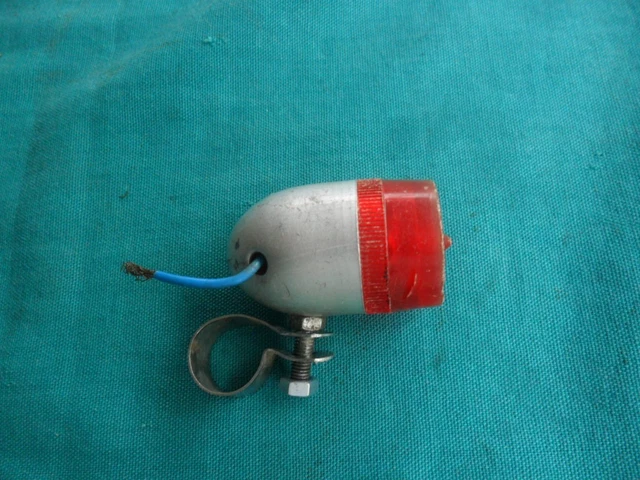 Catadioptre Arrière "REFLEX" Pour Vélo D'Époque (Bianchi, Etc.) - Occasion, Fonctionnel, Fabriqué En Italie