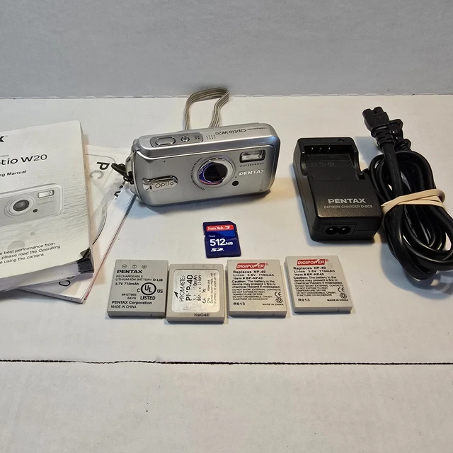 PENTAX OPTIO W20 Waterproof Digital Camera 3x Optical Zoom Tested