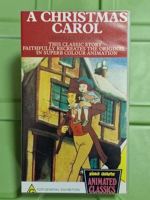 A CHRISTMAS CAROL-ANIMATED Classics-Charles Dickens Vhs Watched Works ...