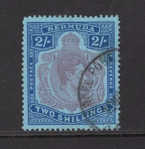 M4708 Bermuda 1950 SG116e - 2/- dull purple & blue/pale blue