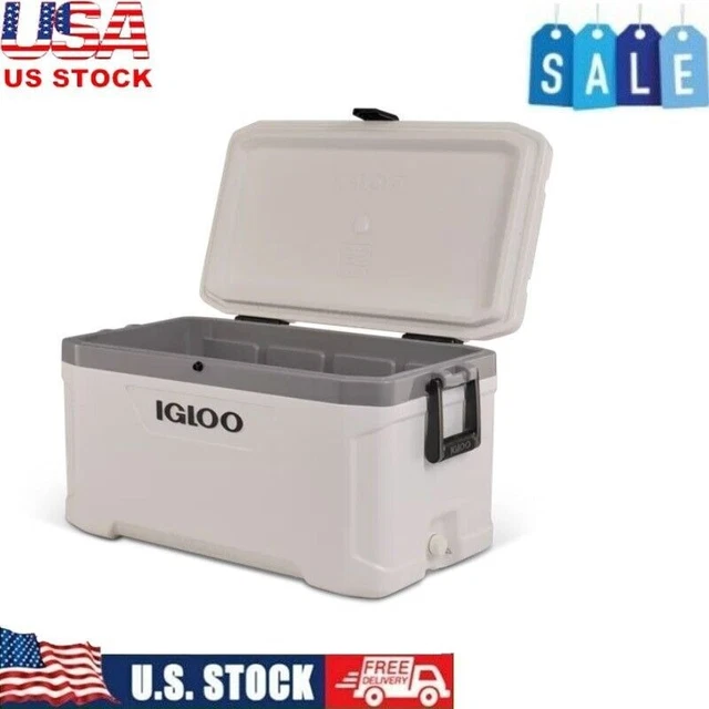 MARINE COOLER ICE Chests W/ Selfdraining Cup Holders Insulation Body