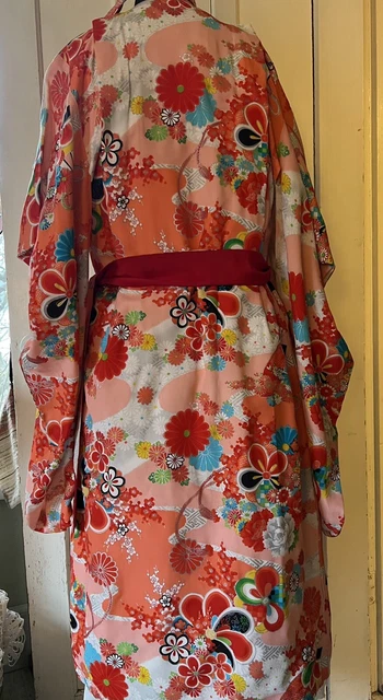 Gorgeous Ceremonial Silk large girls /small womans kimono, obi, sash Tsukuri 4