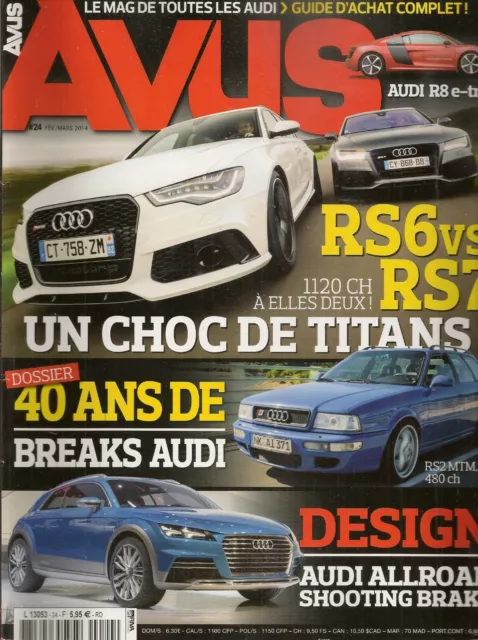 AVUS 24 AUDI RS6 RS7 R8 e-tron RS4 RS2 501CH 100 AVANT C3 1988 80 GLS VARIANT 77