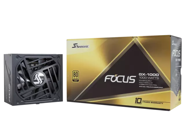 Seasonic Focus GX ATX 3.0 - 1000w - 80 Plus Gold