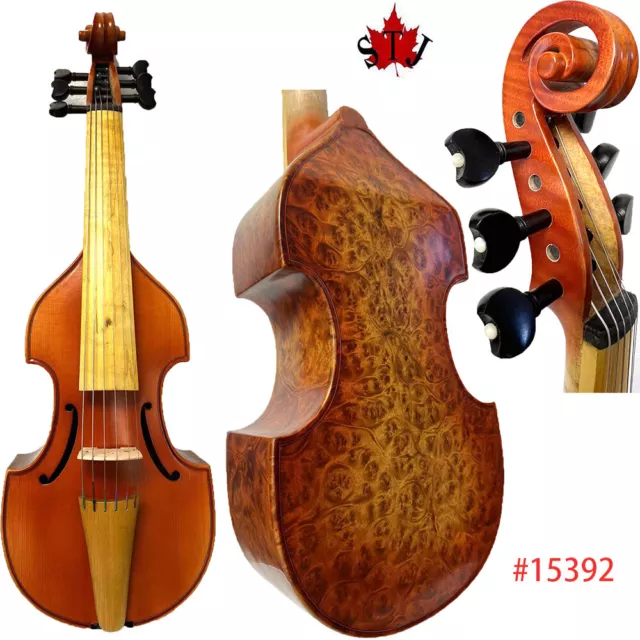 SONG Brand 6 strings 14" viola da gamba,Bird's eye maple wood back #15392
