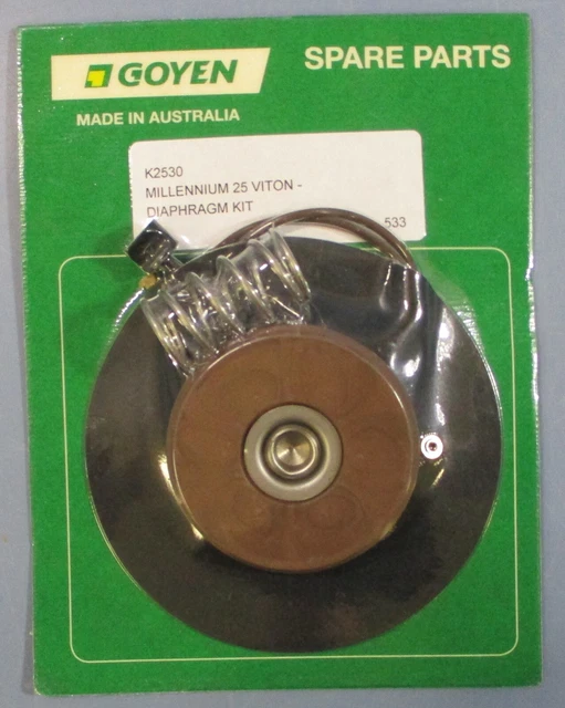 Goyen Spare Parts K2530 Millennium 25 Viton Diaphragm Kit