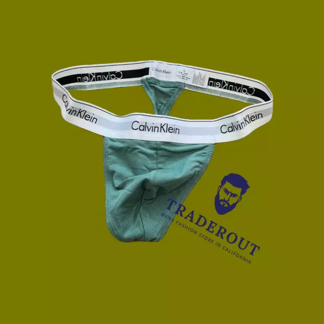 Calvin Klein CK mens blue modern cotton G-string thong underwear size S M L XL