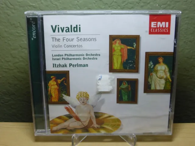 Vivaldi The Four Seasons / Violin Concertos Itzhak Perlman (CD, 2002, EMI) New