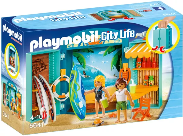 Playmobil 5641 City Life La Boutique de Surf Avec Personnages et  Accessoires