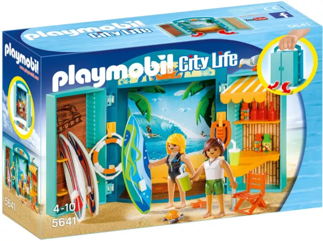 Piscine avec terrasse - Playmobil City Life - 5575 - Figurines et mondes  imaginaires - Jeux d'imagination