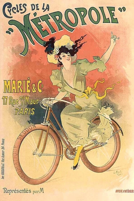 Poster Vintage Tour De France - Manifesto Pubblicitario Ciclismo - 32x47 Cm - NEUF