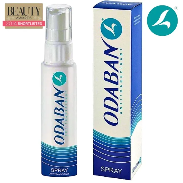 Odaban Antitranspirant Spray Kontrolle übermäßiges Schwitzen Achsel & Füße 30ml