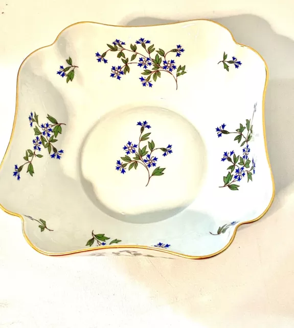 Vintage Bernardaud Limoges Nicole Ruffle Edge Dish 7x7 In France 23  Backstamp