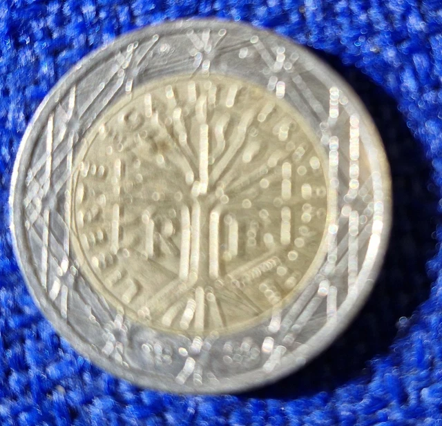 PIÈCE DE 2 euros Rare Collection Arbre de l'Union Liberté Egalité Fraternité FR EUR 20,00