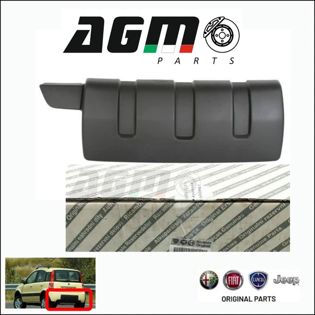 Griglia Paraurti Anteriore Centrale Per Fiat Doblo' (11/2005-08/2009) – Ricambio Aftermarket, Facile Installazione, Garantito 2 Anni, Nero