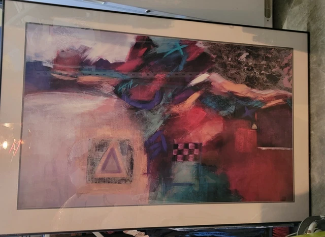 NISSAN ENGEL (1931-2016) Large Lithograph Abstract