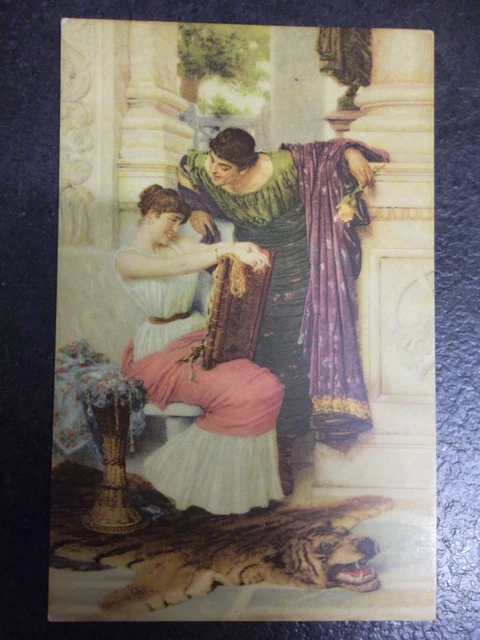 cartolina   f.piccolo  muzioli idilio  romano